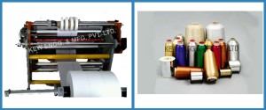 Yarn coated films for Specialized Applications Slitter Rewinder Machine