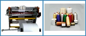 Yarn coated films for Specialized Applications Slitter Rewinder Machine