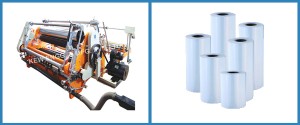 LLDPE Stretch Film Slitting Rewinding Machine
