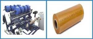 Over Wrap Film Slitter Rewinder Machine